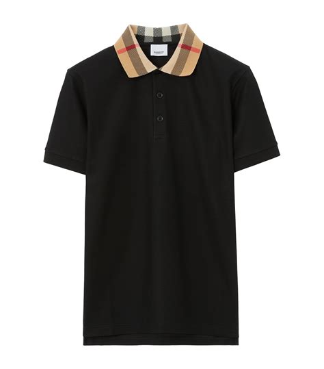 collared burberry shirt|check collar polo shirt burberry.